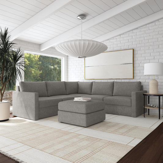 Flex - Sectional with Standard Arm and Ottoman - Premium 2 Piece Living Room Sets from Homestyles - Just $10997.50! Shop now at brett interiors