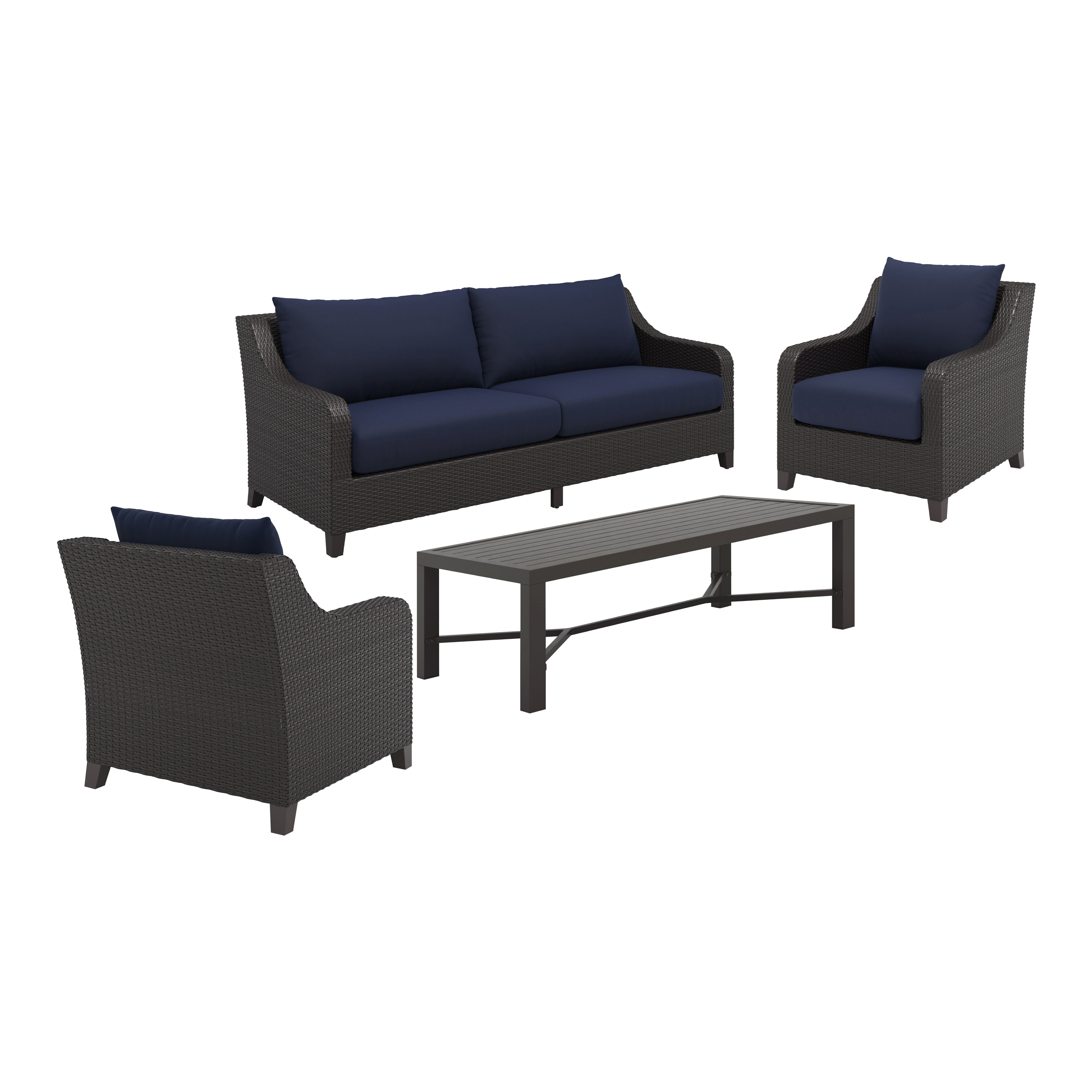 Skye - Outdoor Sofa Set - Premium 4 Piece Outdoor Sets from New Classic - Just $3945! Shop now at brett interiors