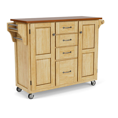 Create-A-Cart - Kitchen Cart - Wood Top - Premium Islands & Carts from Homestyles - Just $1084.98! Shop now at brett interiors