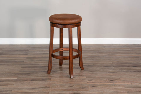 Santa Fe - Swivel Stool With Cushion Seat - Premium Counter Height (24"-27") from Sunny Designs - Just $143! Shop now at brett interiors