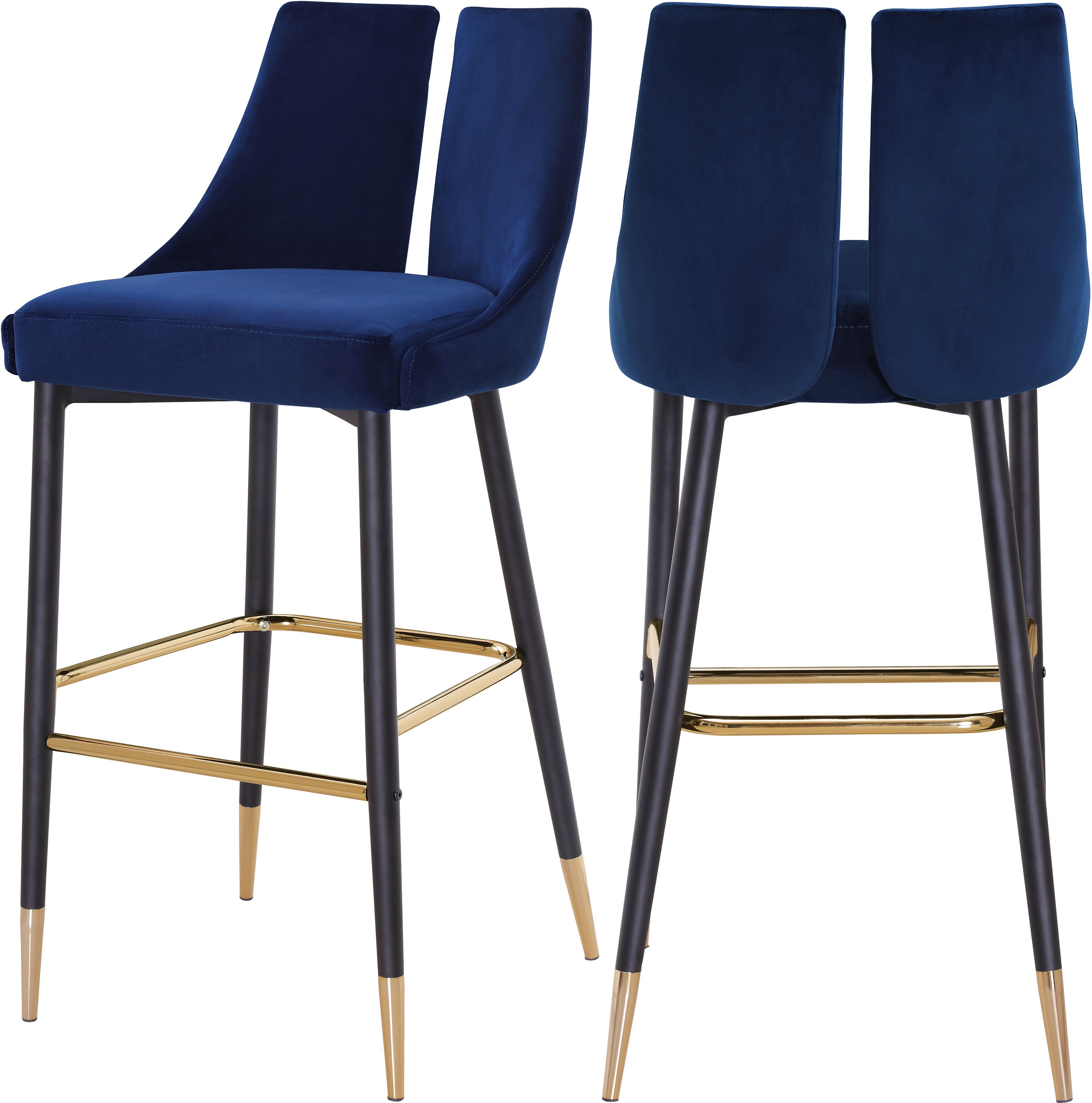 Sleek - Stool (Set of 2) - Premium Stool Sets from Meridian Furniture - Just $750! Shop now at brett interiors