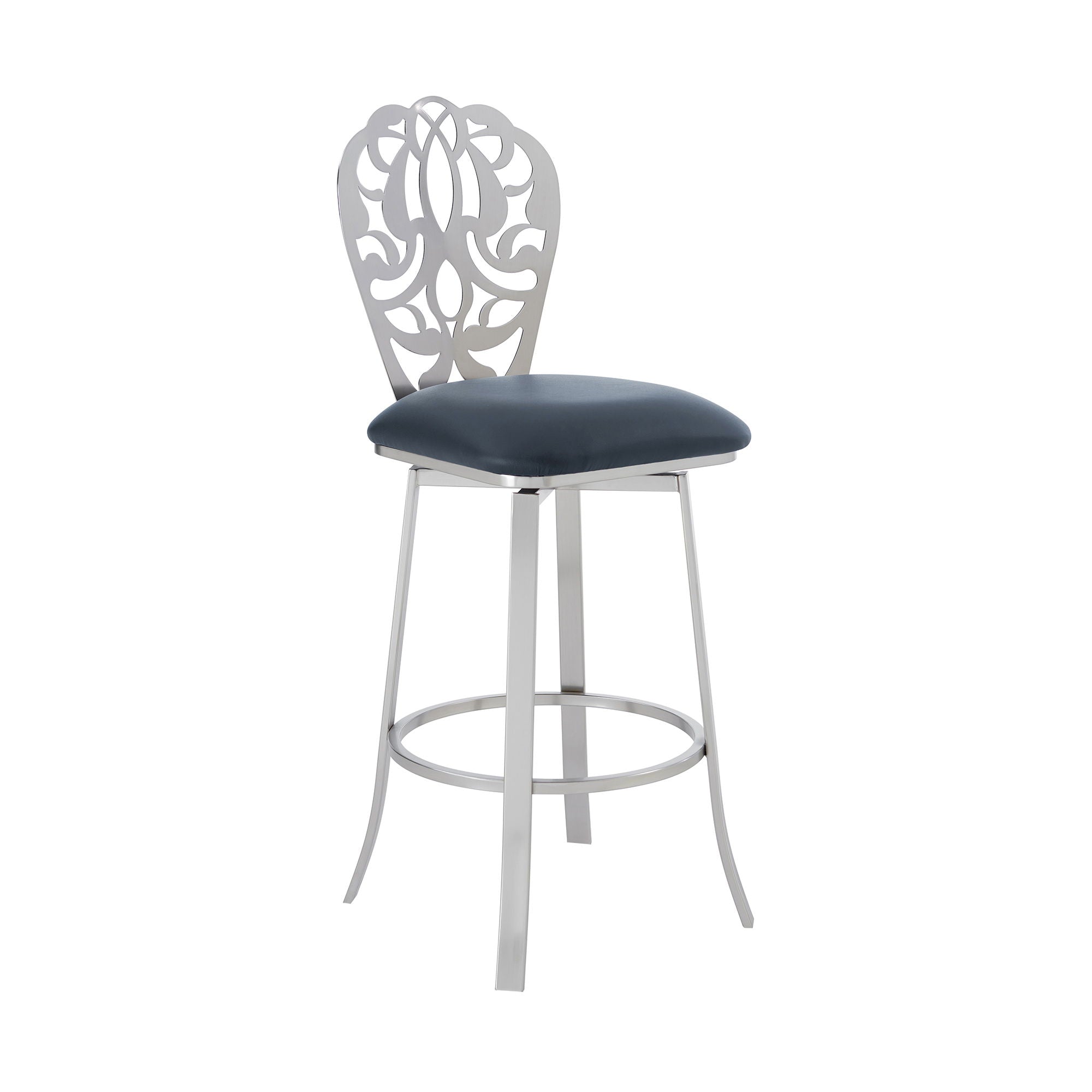 Cherie - Contemporary Barstool - Premium Bar Height (28"-30") from Armen Living - Just $480! Shop now at brett interiors