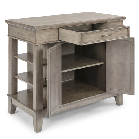 Walker - Kitchen Island - Wood - Dark Gray - Premium Islands & Carts from Homestyles - Just $1349.98! Shop now at brett interiors