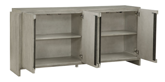 Merino - Four Door Credenza - Gray - Premium Credenzas from Coast2Coast Home - Just $4125! Shop now at brett interiors