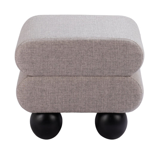 Davao - Ottoman - Gray - Premium Upholstered Ottomans from Zuo Modern - Just $1250! Shop now at brett interiors