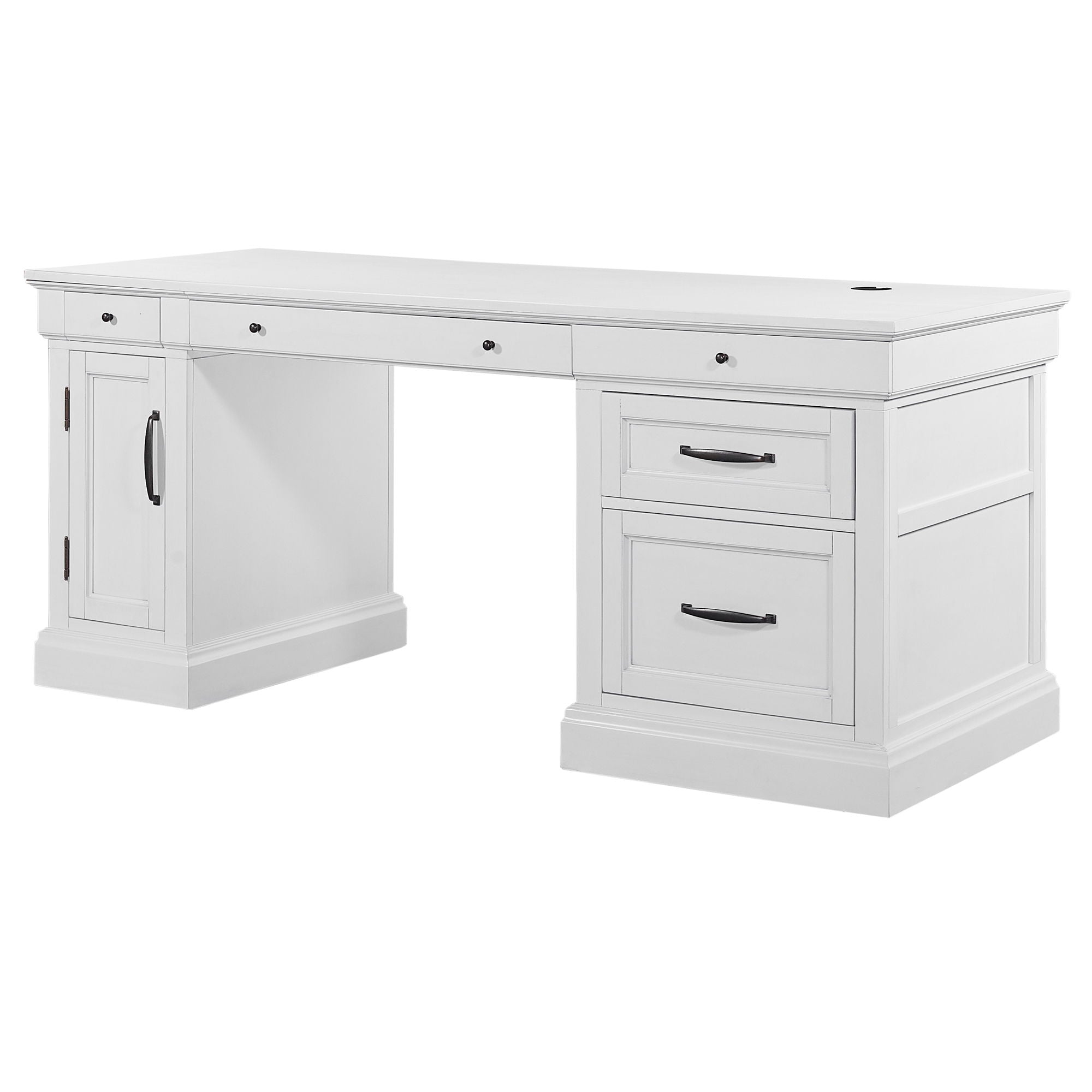 Shoreham - Pedestal Desk - Premium Writing Desks from Parker House - Just $1622.50! Shop now at brett interiors