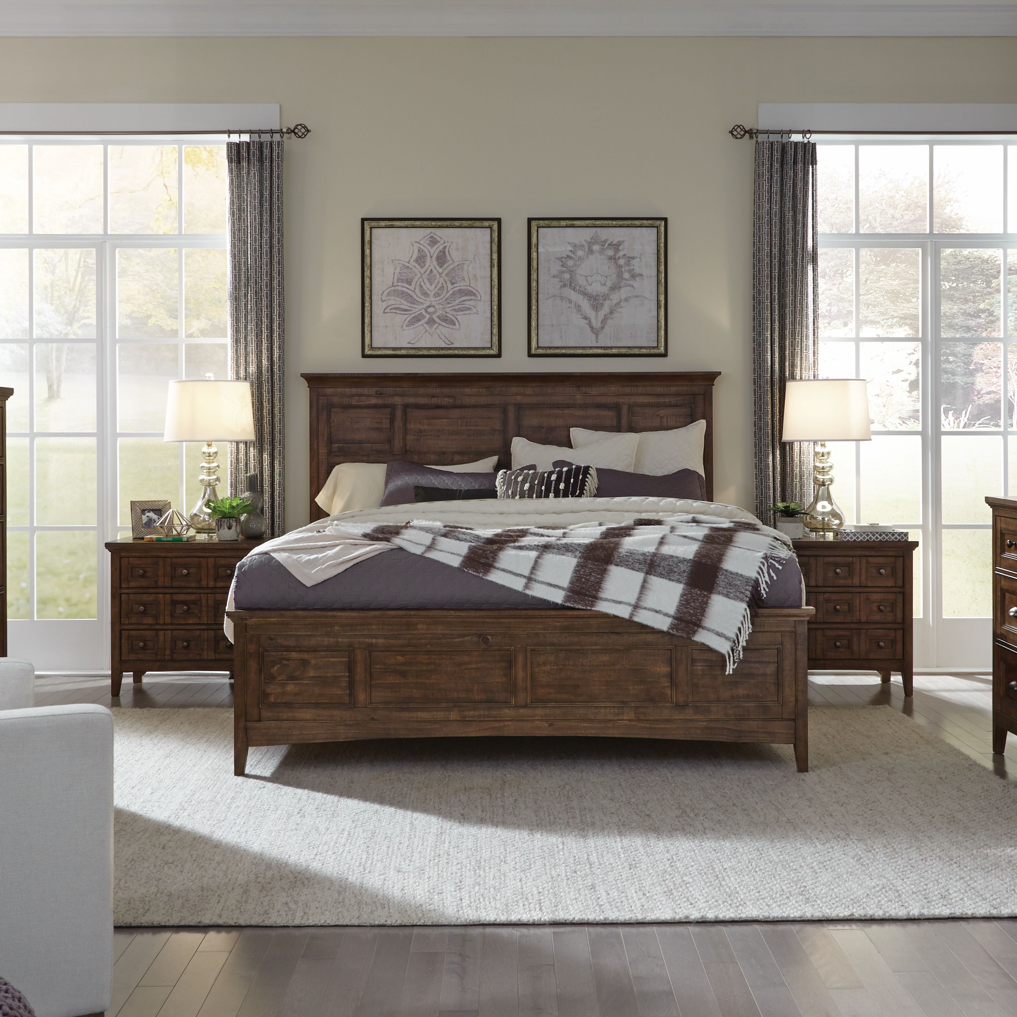 Bay Creek - Complete Panel Bed With Regular Rails - Premium Panel Beds from Magnussen Furniture - Just $1207! Shop now at brett interiors