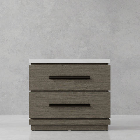 Pure Modern Bedroom - 2 Drawer Nightstand - Moonstone - Premium Accent Nightstands from Parker House - Just $647.50! Shop now at brett interiors