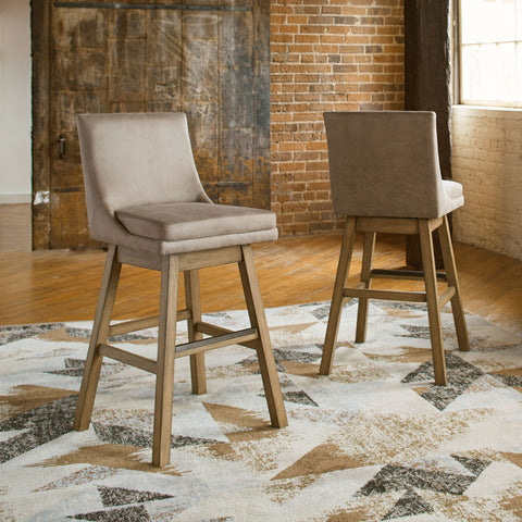 Tallenger - Swivel Barstool (Set of 2) - Premium Stool Sets from Signature Design by Ashley® - Just $444.70! Shop now at brett interiors