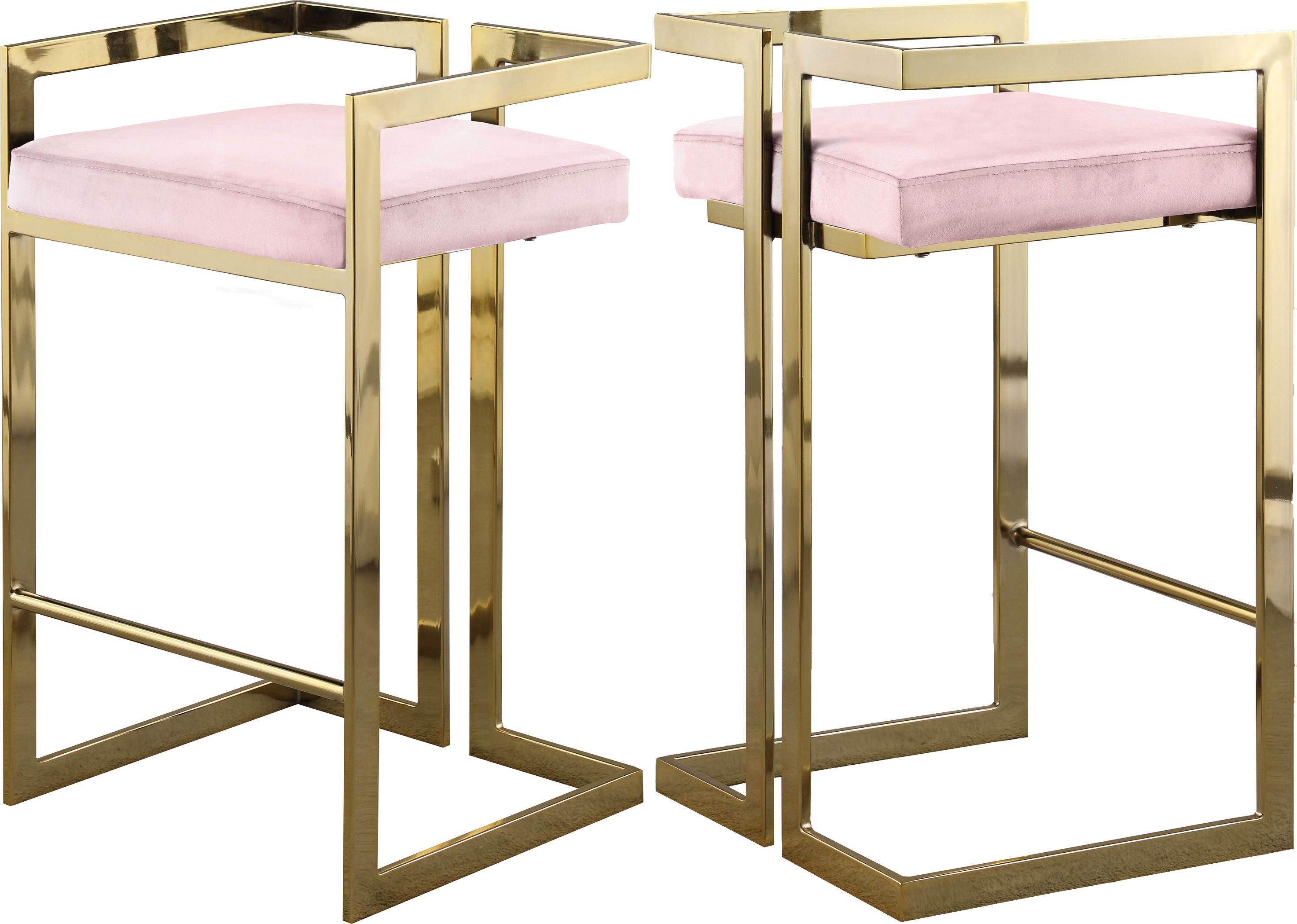 Ezra - Stool (Set of 2) - Premium Stool Sets from Meridian Furniture - Just $900! Shop now at brett interiors