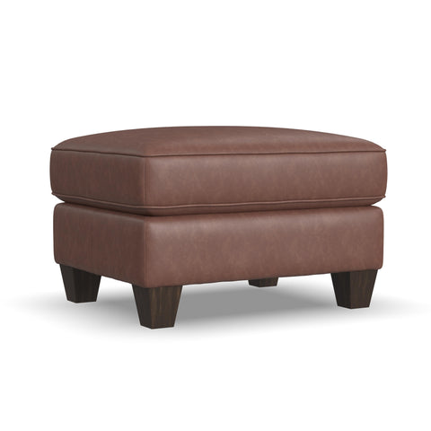 Dempsey - Ottoman - Dark Brown - Premium Upholstered Ottomans from Flexsteel - Just $812.50! Shop now at brett interiors