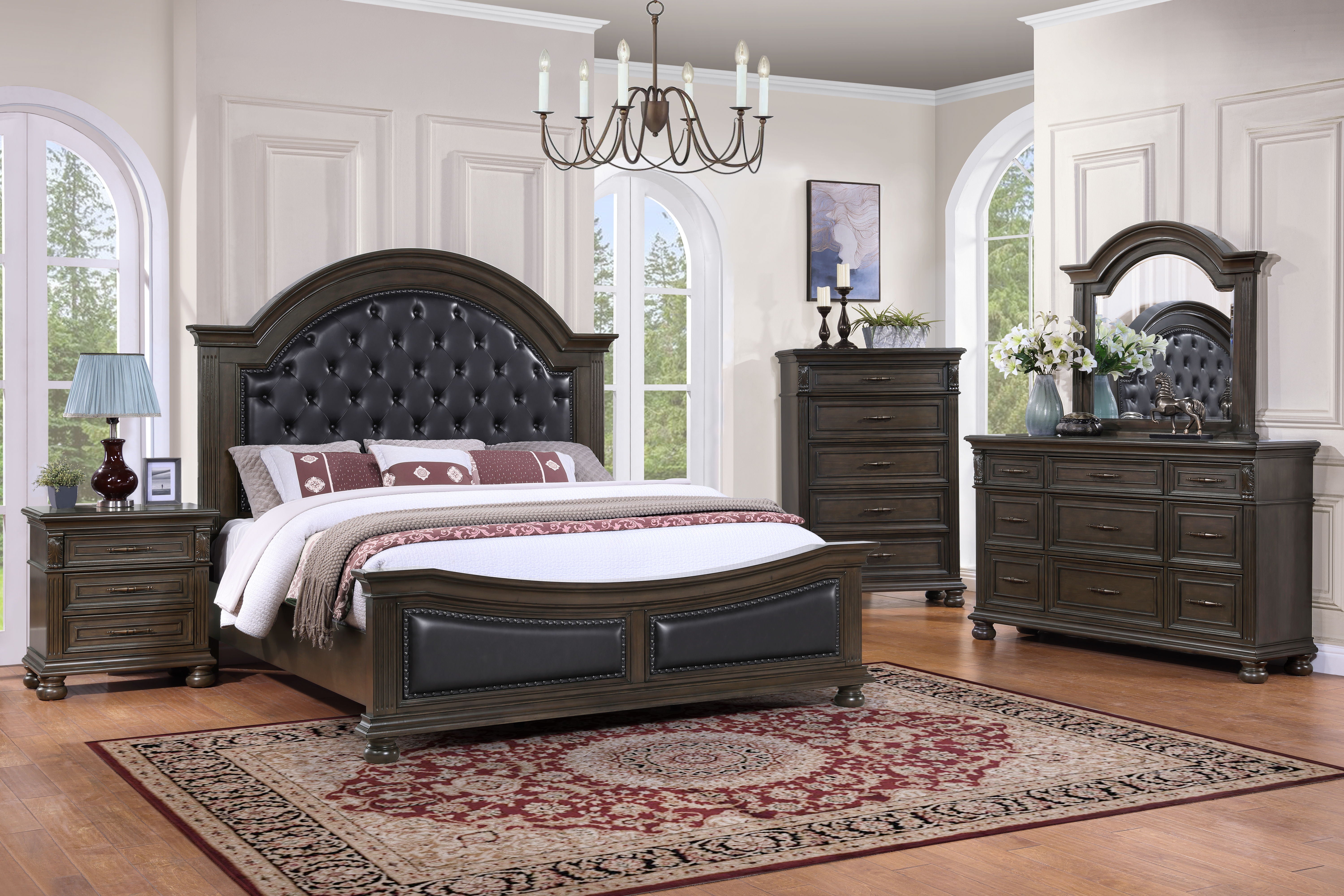 Balboa - Mirror - Walnut - Premium Bedroom Mirrors from New Classic - Just $237.50! Shop now at brett interiors