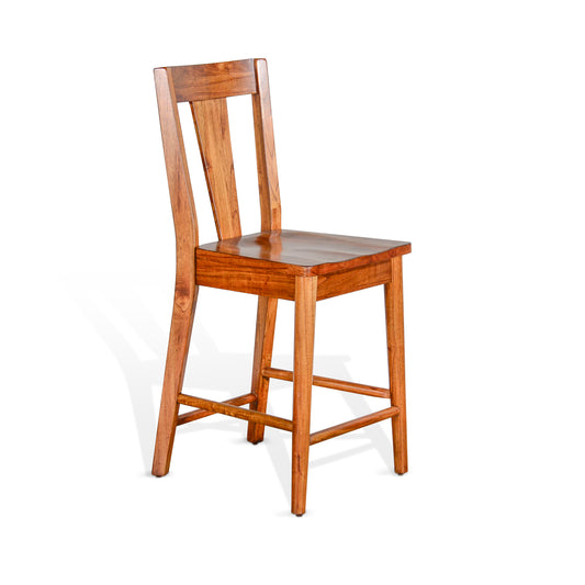 American Modern - T-Back Barstool - Light Brown - Premium Bar Height (28"-30") from Sunny Designs - Just $216! Shop now at brett interiors