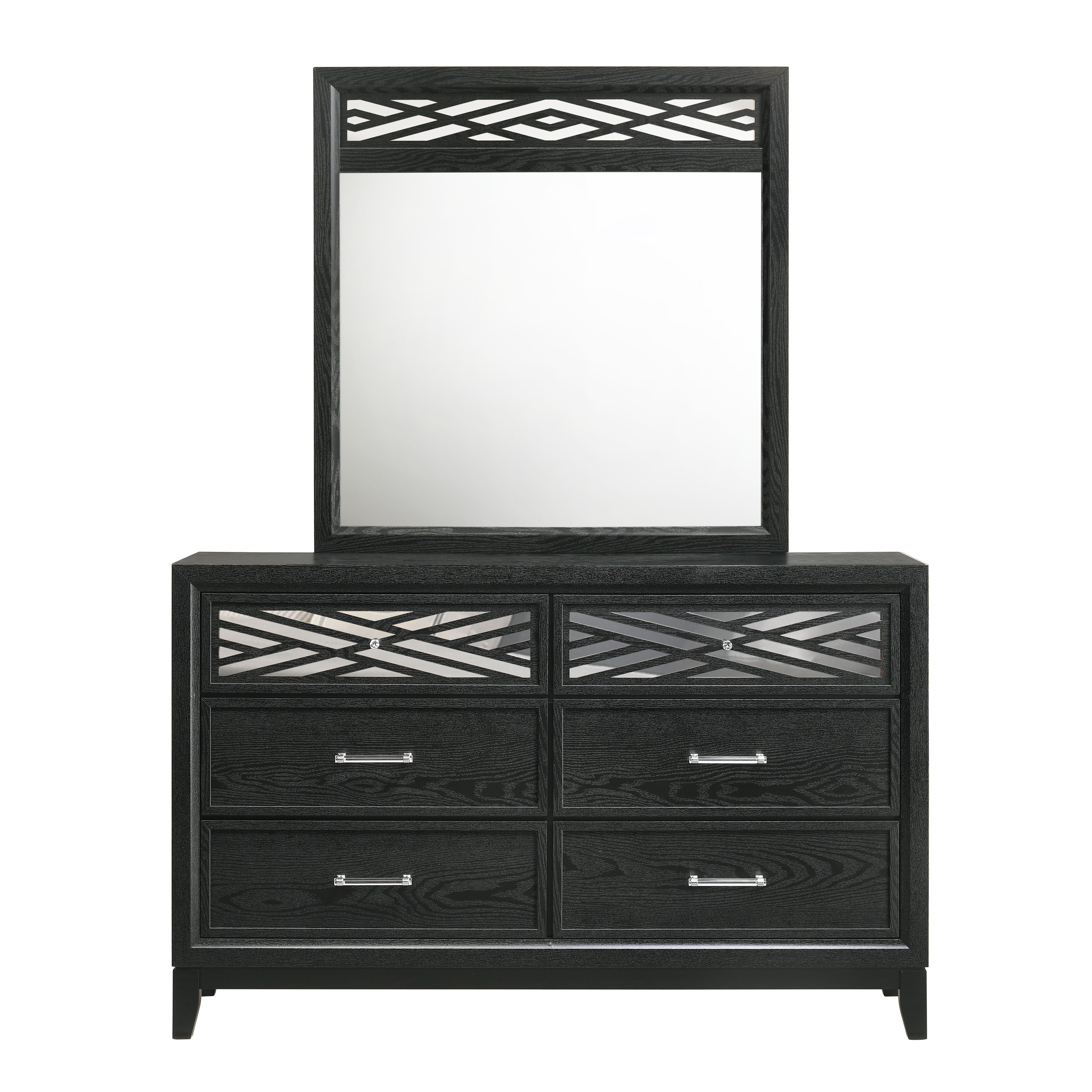 Obsidian - Mirror - Black - Premium Bedroom Mirrors from New Classic - Just $112.50! Shop now at brett interiors