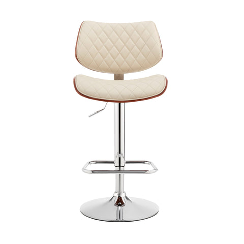 Leland - Adjustable Bar Stool - Premium Adjustable Height from Armen Living - Just $250! Shop now at brett interiors