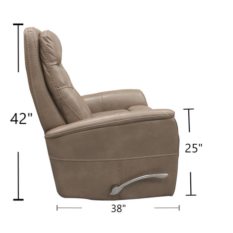 Gemini - Manual Swivel Glider Recliner Parker Living