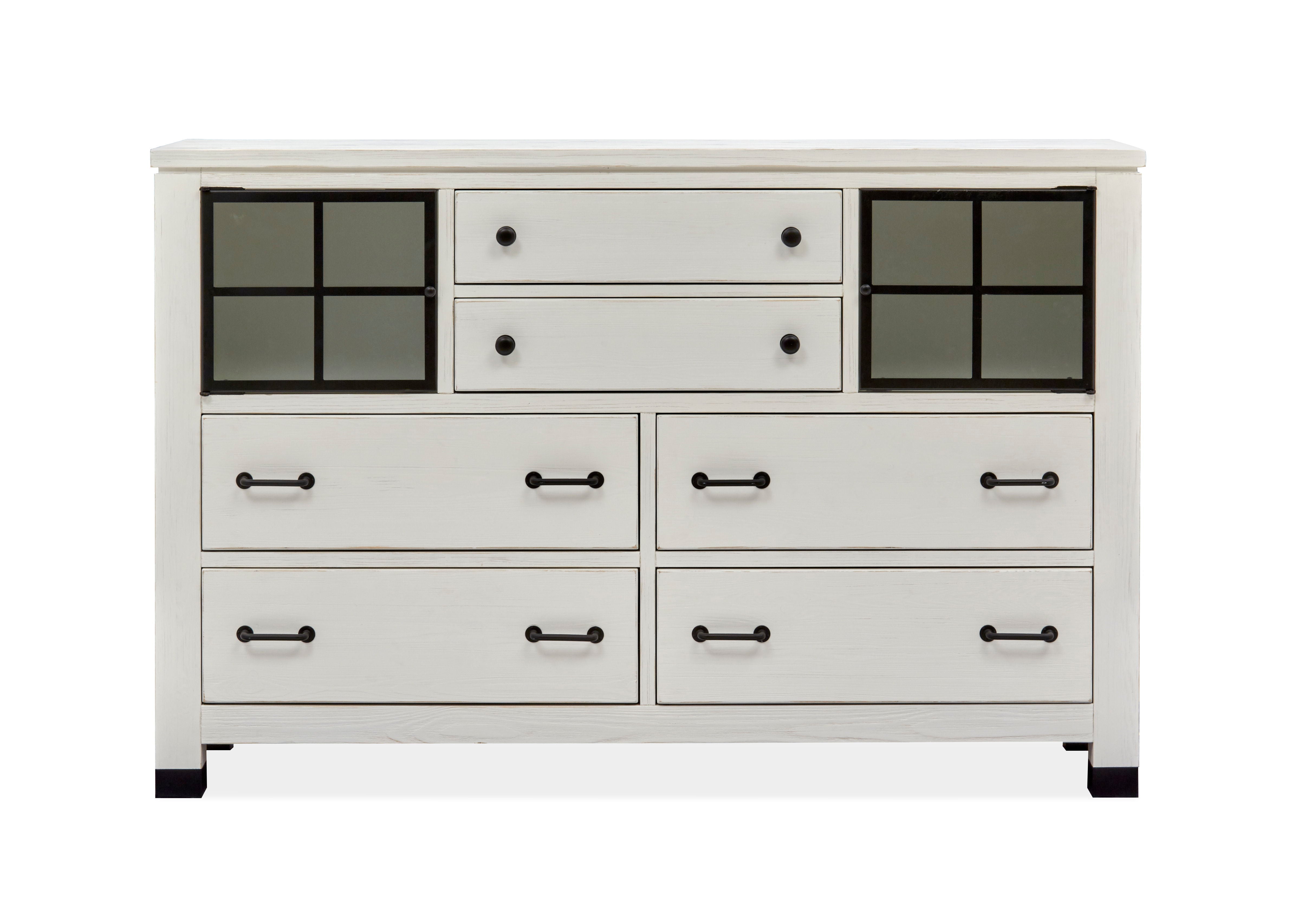 Harper Springs - Door Dresser - Silo White - Premium Dressers from Magnussen Furniture - Just $1709! Shop now at brett interiors