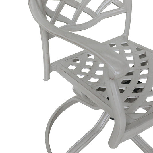 Modern Outdoor Dining Chairs, Swivel And Rocking Motion (Set of 2) - Basalt - Premium Chair Sets from Gather Craft - Just $725! Shop now at brett interiors