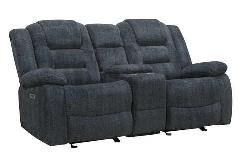 Bolton - Glider Reclining Console Loveseat - Misty Storm - Premium Reclining Loveseats from Parker Living - Just $872.50! Shop now at brett interiors