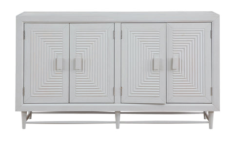 Winborne - Four Door Credenza - Whitewash - Premium Credenzas from Coast2Coast Home - Just $4125! Shop now at brett interiors