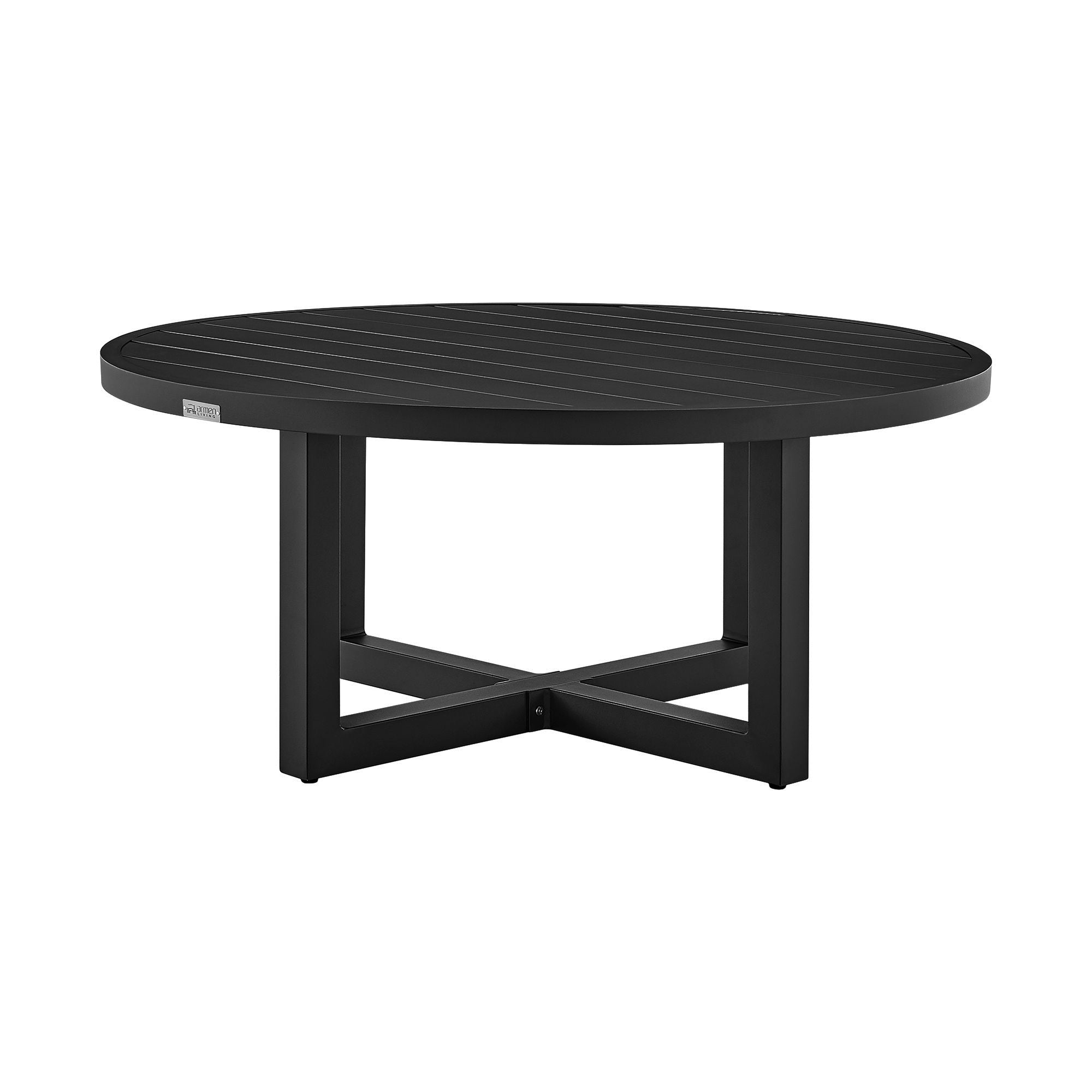 Menorca - Outdoor Patio Round Coffee Table - Premium Coffee Tables from Armen Living - Just $837.50! Shop now at brett interiors