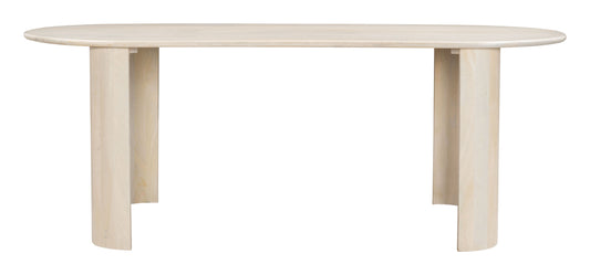 Risan - Dining Table - Natural - Premium Dining Tables from Zuo Modern - Just $2550! Shop now at brett interiors