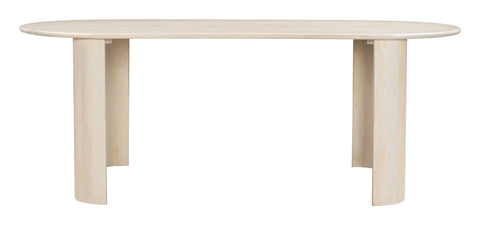 Risan - Dining Table - Natural - Premium Dining Tables from Zuo Modern - Just $2550! Shop now at brett interiors