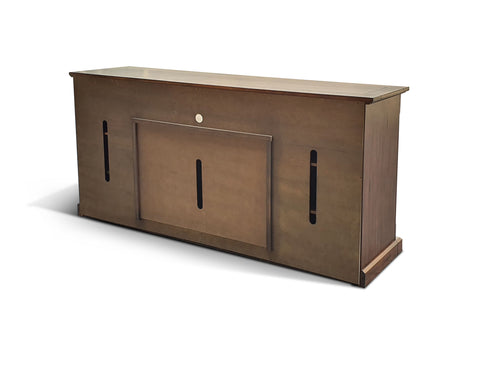 Tuscany - TV Console With Fireplace Option - Dark Brown - Premium TV Stands from Sunny Designs - Just $1428! Shop now at brett interiors