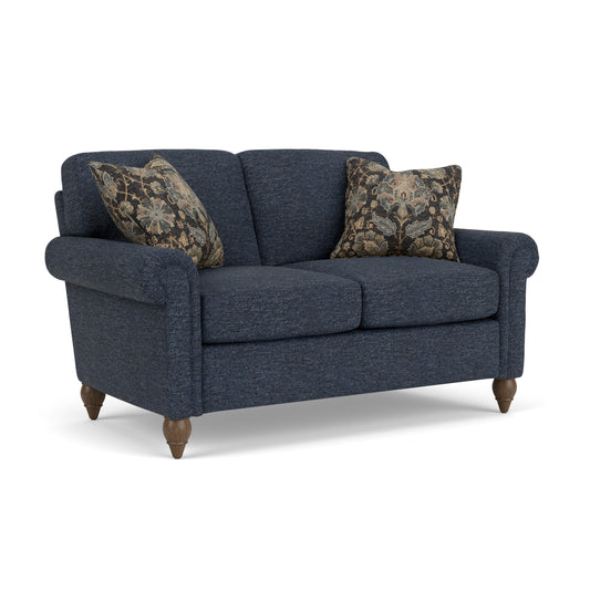 Moxy - Loveseat (Roll Arms) - Premium Stationary Loveseats from Flexsteel - Just $1875! Shop now at brett interiors