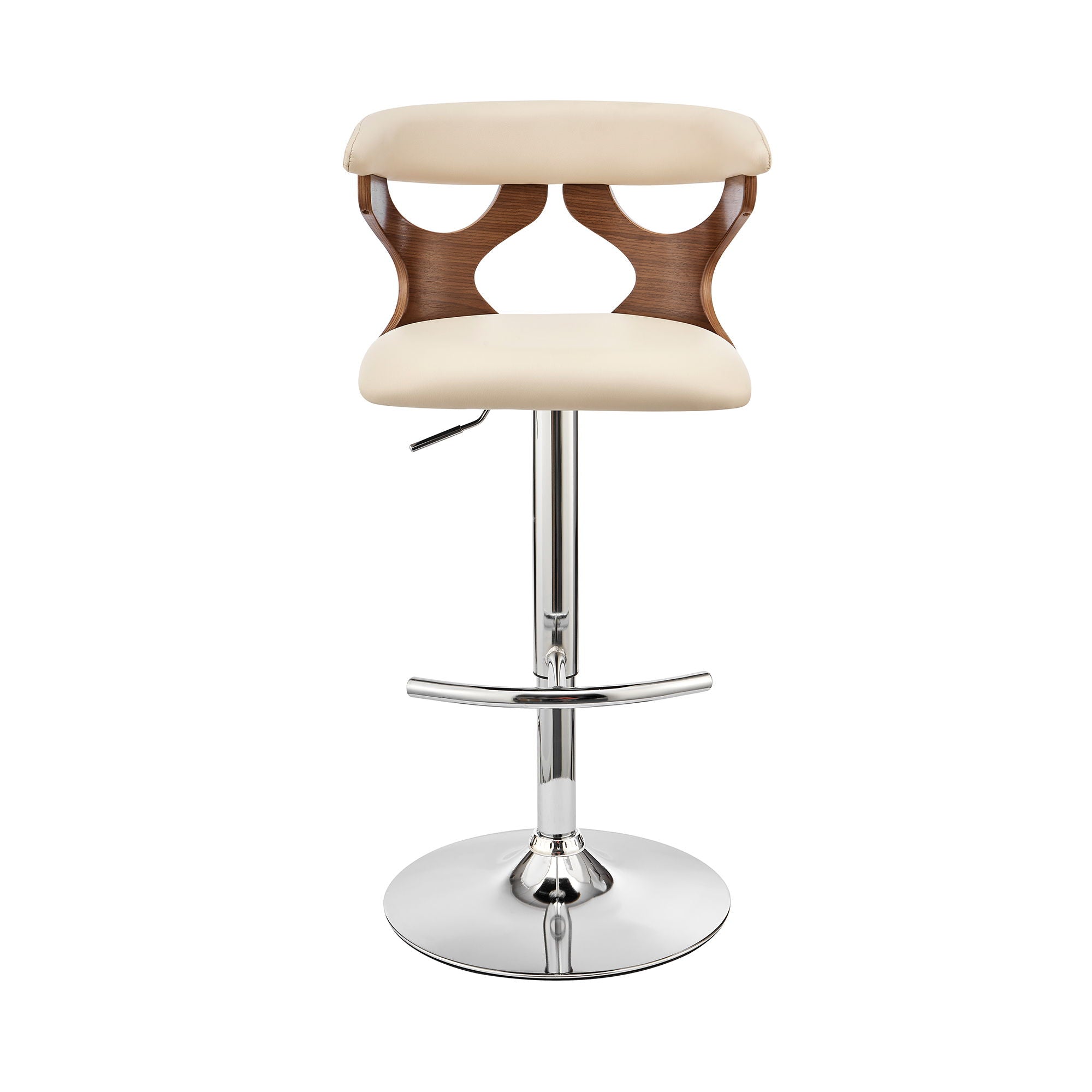 Ruth - Adjustable Swivel Bar Stool - Premium Adjustable Height from Armen Living - Just $240! Shop now at brett interiors