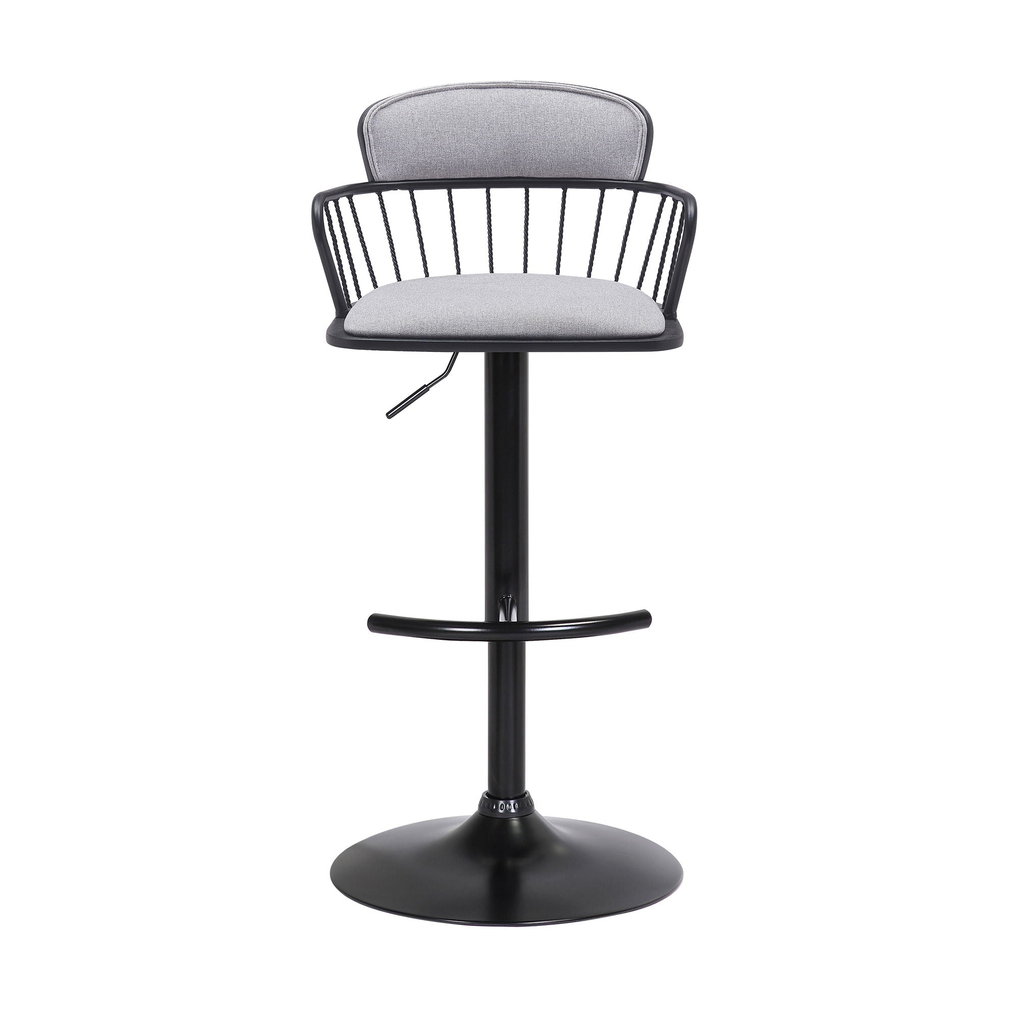 Nash - Adjustable Wood Bar Stool - Premium Adjustable Height from Armen Living - Just $222.50! Shop now at brett interiors