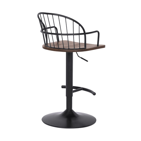 Edward - Adjustable Barstool - Premium Adjustable Height from Armen Living - Just $210! Shop now at brett interiors