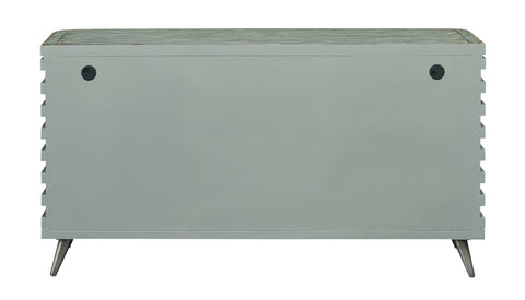 Riverdale - Four Door Credenza - Textured Green - Premium Credenzas from Coast2Coast Home - Just $4537.50! Shop now at brett interiors