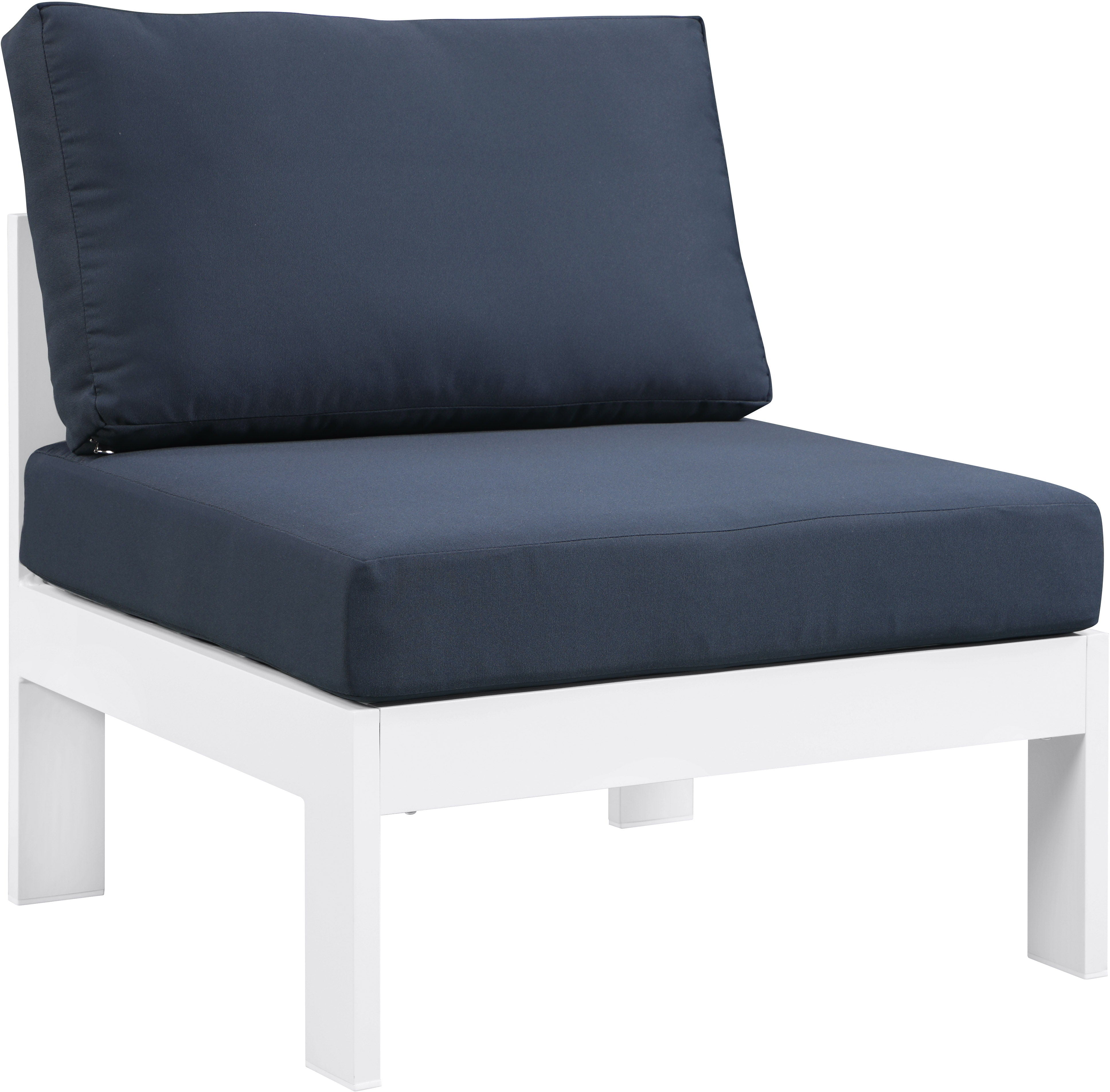 Nizuc - Outdoor Armless Chair - Premium Chairs from Meridian Furniture - Just $862.50! Shop now at brett interiors