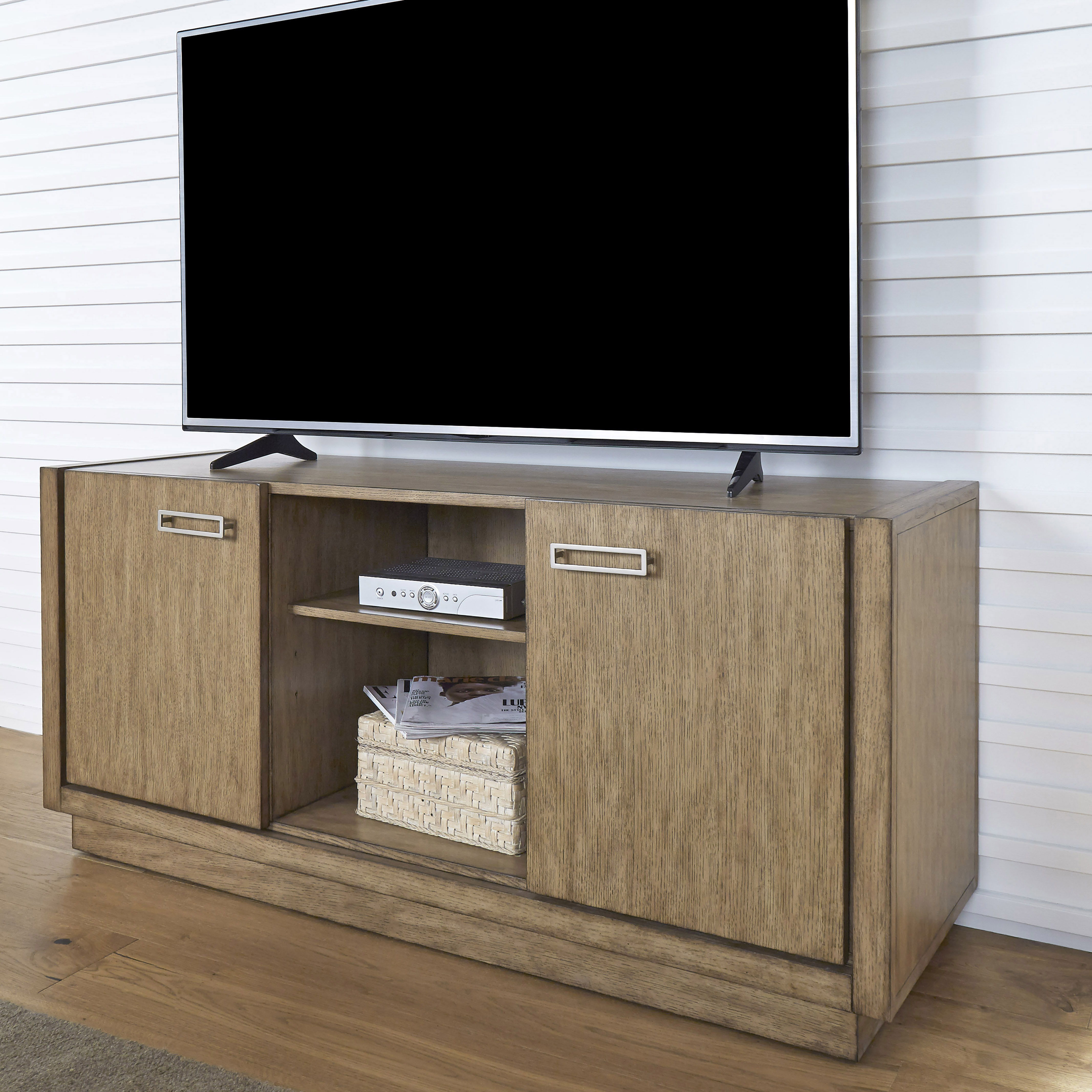 Montecito - Entertainment Center - Brown, Light - 26" - Premium TV Stands from Homestyles - Just $1814.98! Shop now at brett interiors