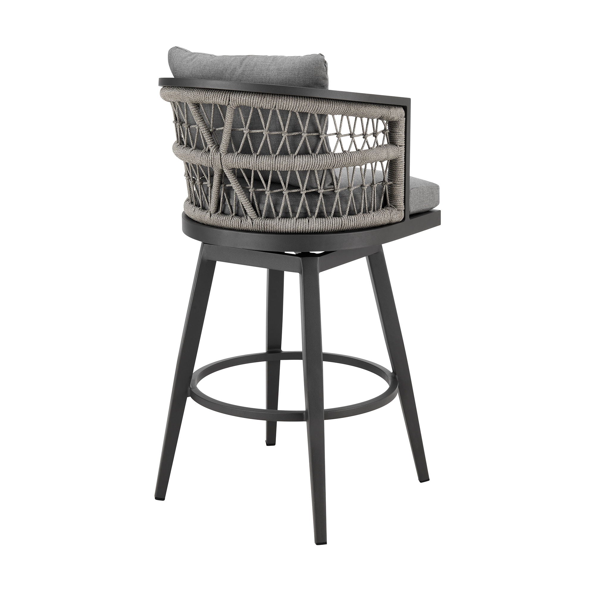 Zella - Outdoor Patio Swivel Bar Stool - Premium Counter Height (24"-27") from Armen Living - Just $915! Shop now at brett interiors