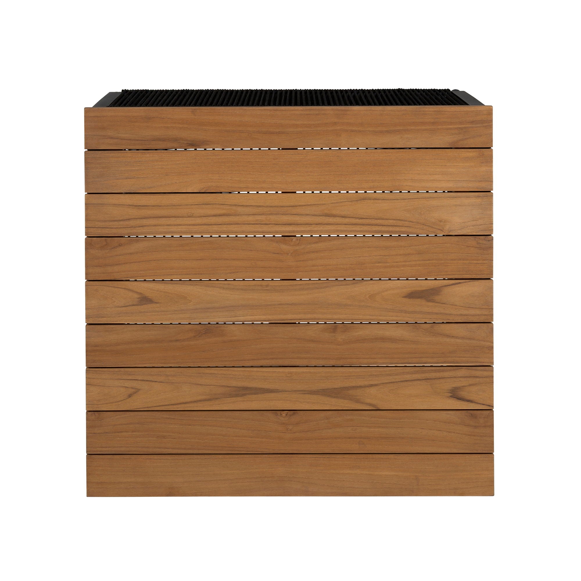 Artesia - Outdoor Patio Coffee Table - Teak / Black - Premium Coffee Tables from Armen Living - Just $872.50! Shop now at brett interiors