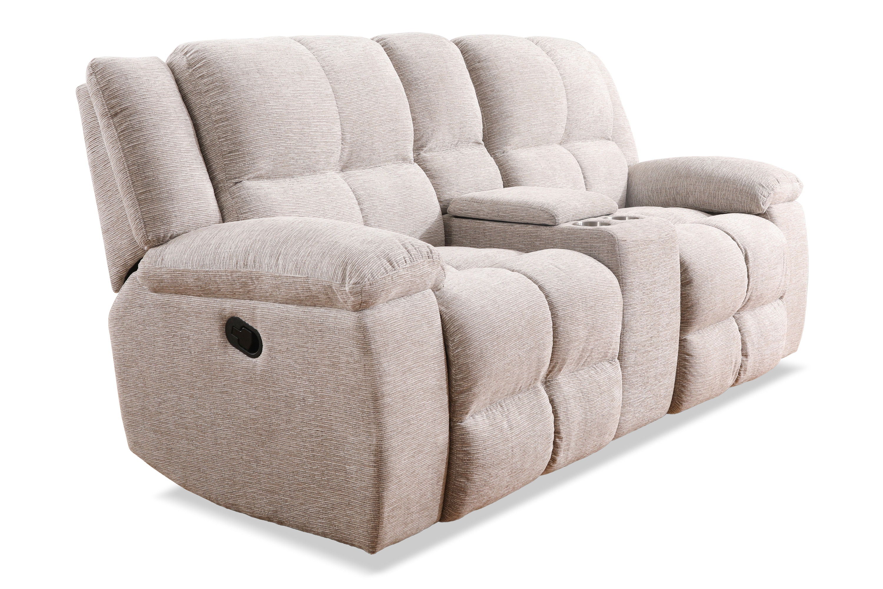 Buster - Reclining Console Loveseat - Opal Taupe - Premium Reclining Loveseats from Parker Living - Just $1172.50! Shop now at brett interiors