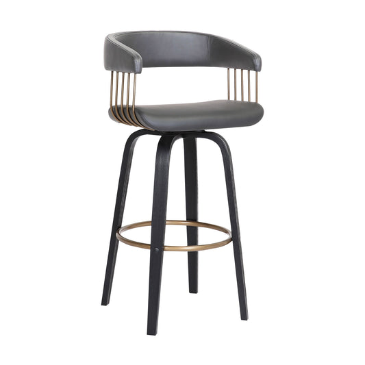 Topanga - Swivel Stool - Premium Counter Height (24"-27") from Armen Living - Just $230! Shop now at brett interiors