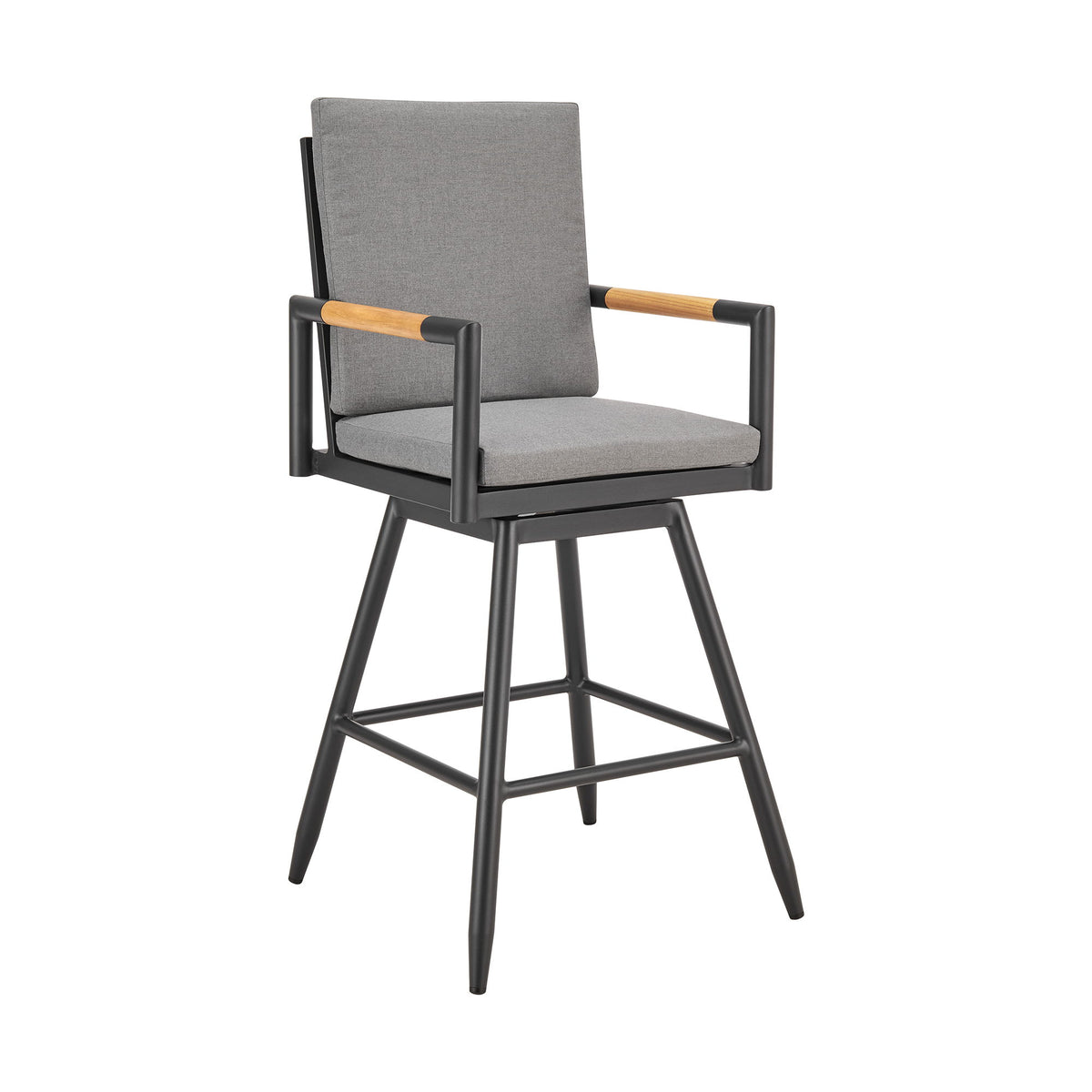 Crown - Outdoor Patio Swivel Bar Stool - Premium Counter Height (24"-27") from Armen Living - Just $862.50! Shop now at brett interiors