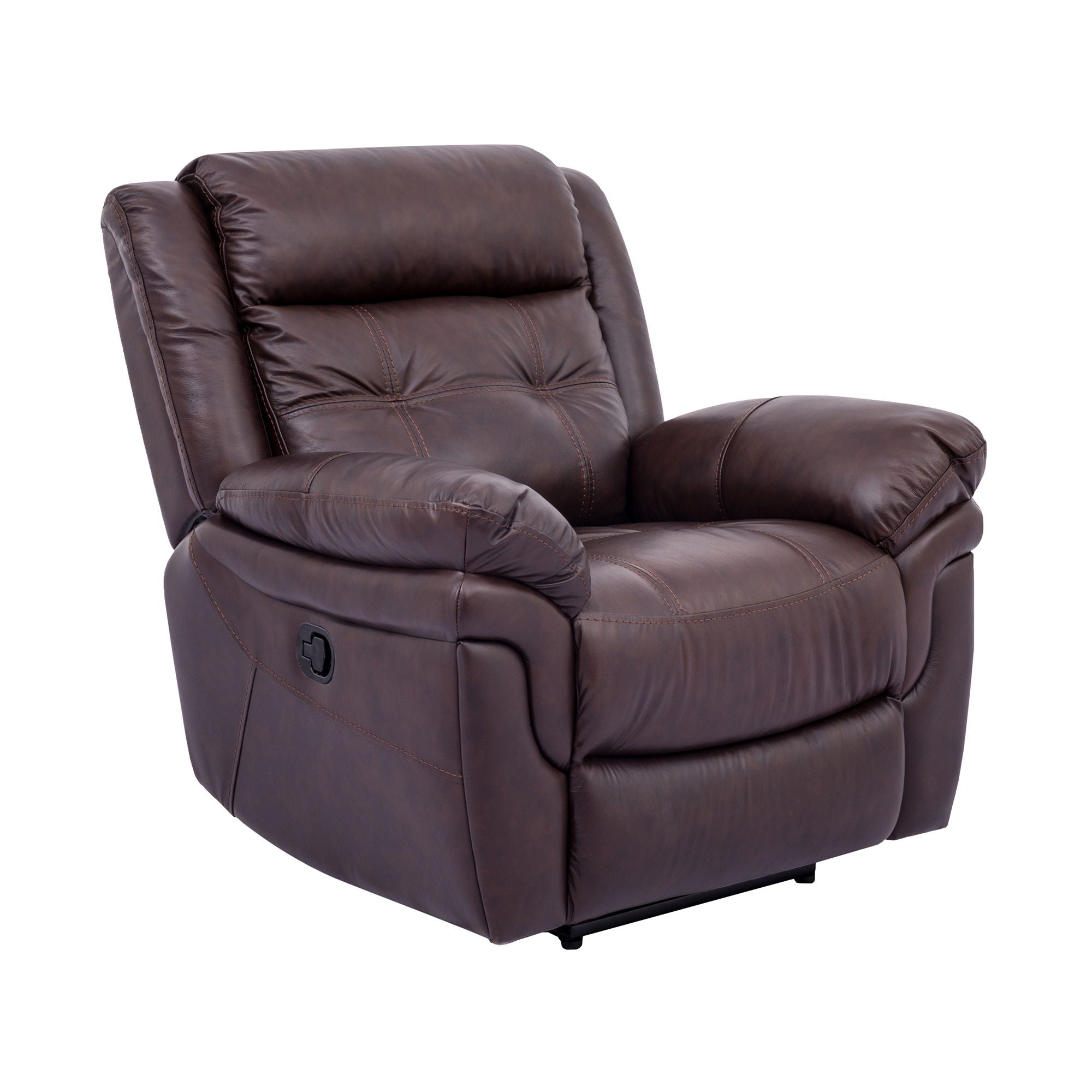 Marcel - Manual Recliner Chair - Dark Brown - Premium Reclining Chairs from Armen Living - Just $1737.50! Shop now at brett interiors