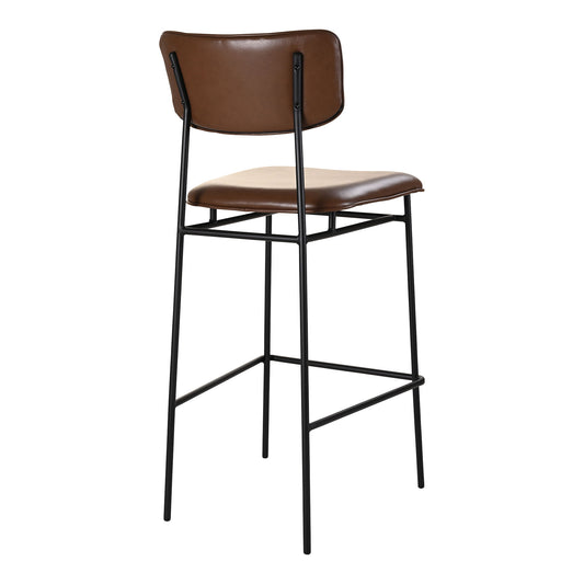 Sailor - Bar Stool - Dark Brown - Premium Bar Height (28"-30") from Moe's Home Collection - Just $1072.50! Shop now at brett interiors