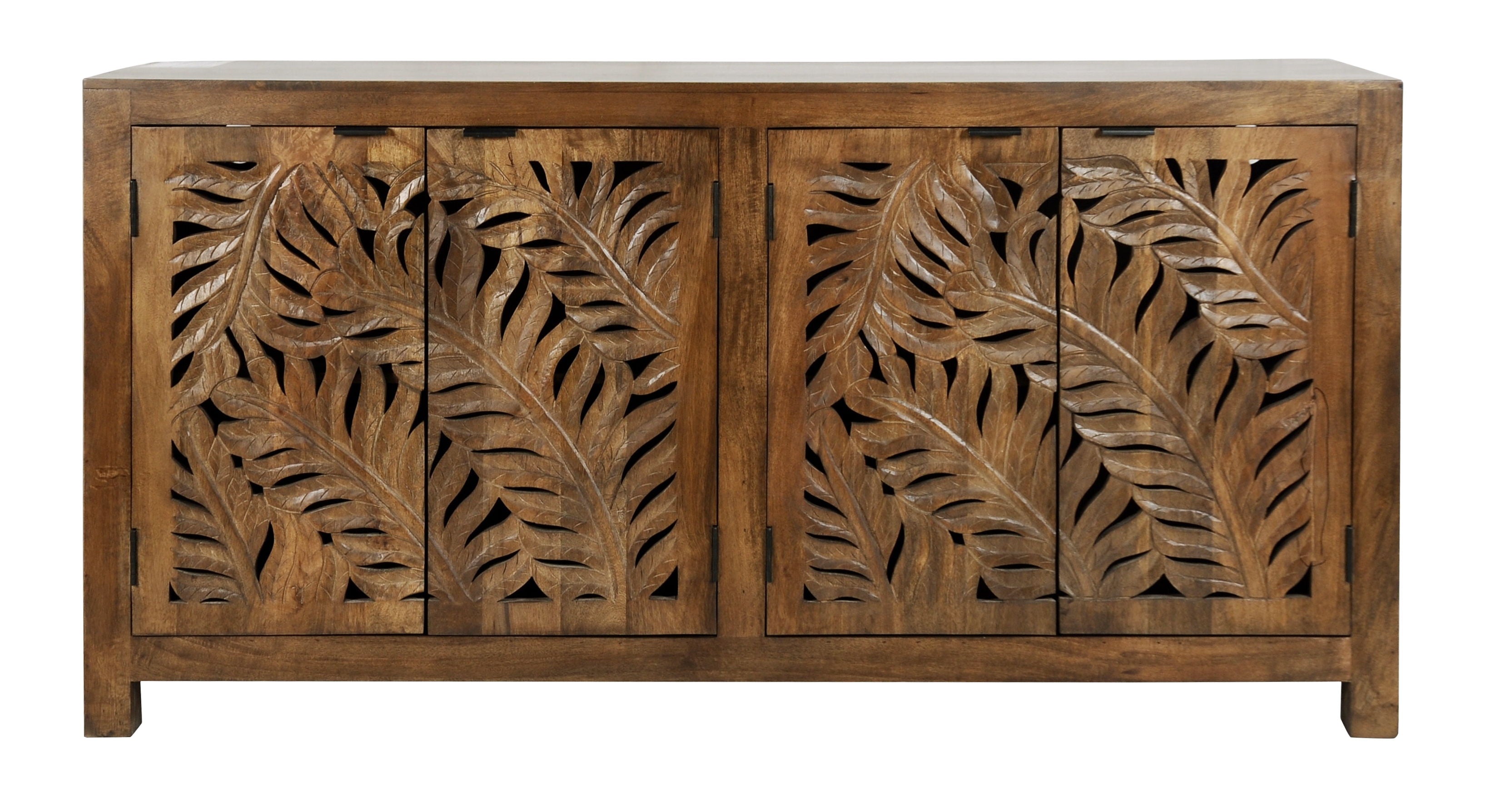 Palmer - Four Door Credenza - Fern Ajara Brown - Premium Credenzas from Coast2Coast Home - Just $4950! Shop now at brett interiors