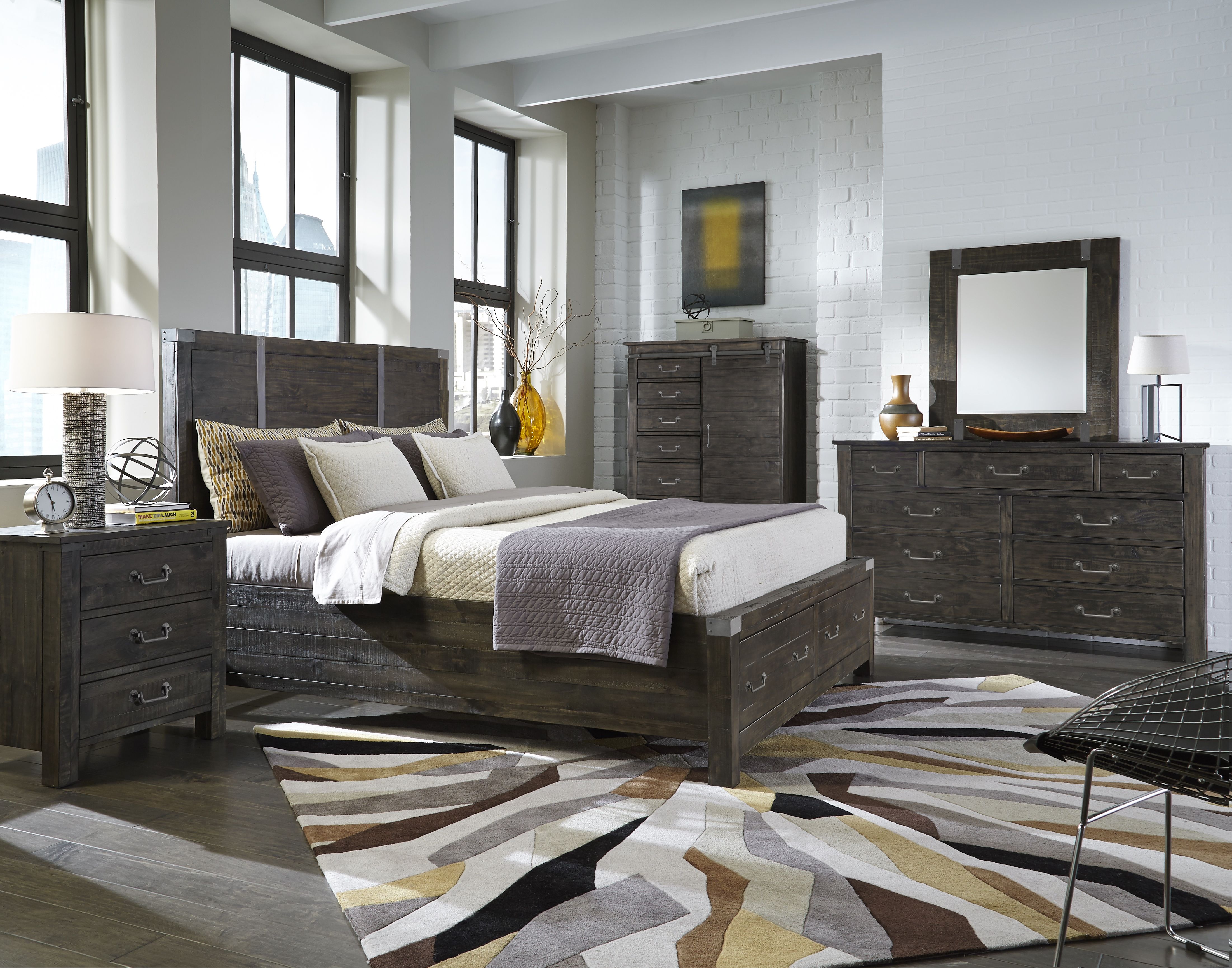 Abington - Panel Bed With Storage - Premium Storage Beds from Magnussen Furniture - Just $1927! Shop now at brett interiors