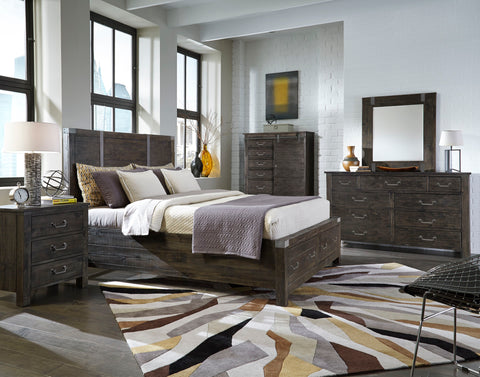 Abington - Panel Bed With Storage - Premium Storage Beds from Magnussen Furniture - Just $1927! Shop now at brett interiors