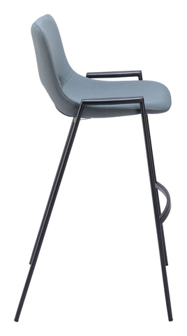 Desi - Bar Chair (Set of 2) - Black - Premium Stool Sets from Zuo Modern - Just $1450! Shop now at brett interiors