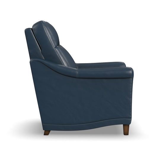 Elizabeth - Power Recliner with Power Headrest - Blue - Premium Reclining Chairs from Flexsteel - Just $2125! Shop now at brett interiors