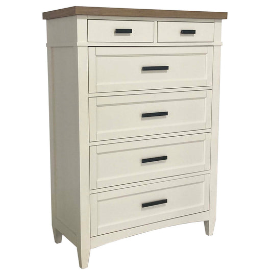 Americana Modern Bedroom - Drawer Chest - Cotton - Premium Accent Chests from Parker House - Just $897.50! Shop now at brett interiors