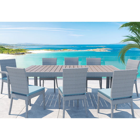 Balcones - Outdoor Dining Table Set - Premium 8 + Piece Outdoor Sets from Gather Craft - Just $3210! Shop now at brett interiors