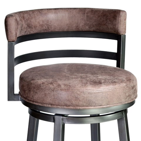 Madrid - Swivel Bar Stool - Mineral - Premium Counter Height (24"-27") from Armen Living - Just $355! Shop now at brett interiors